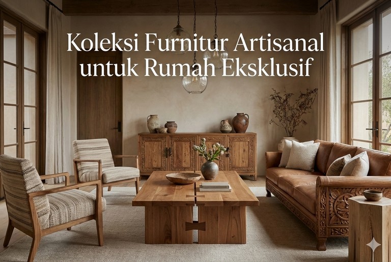 Koleksi Furnitur Artisanal untuk Rumah Eksklusif