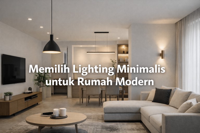 Memilih Lighting Minimalis untuk Rumah Modern