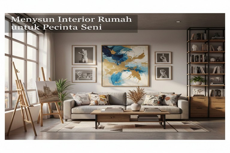 Menyusun Interior Rumah untuk Pecinta Seni
