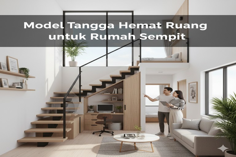 Model Tangga Hemat Ruang untuk Rumah Sempit