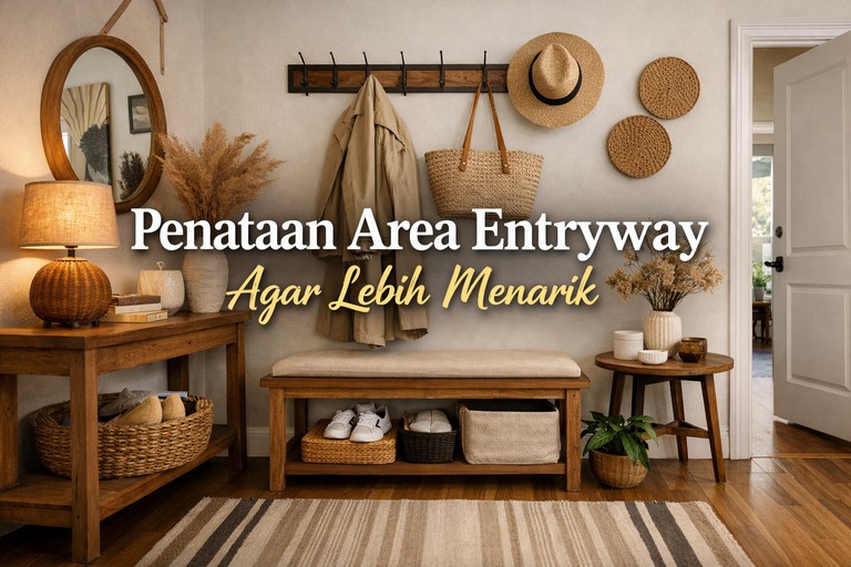 Penataan Area Entryway Agar Lebih Menarik