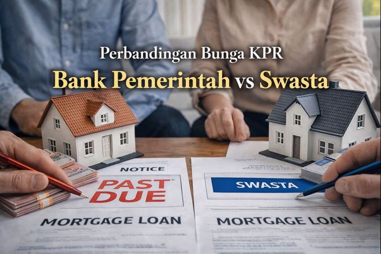 Perbandingan Bunga KPR Bank Pemerintah vs Swasta