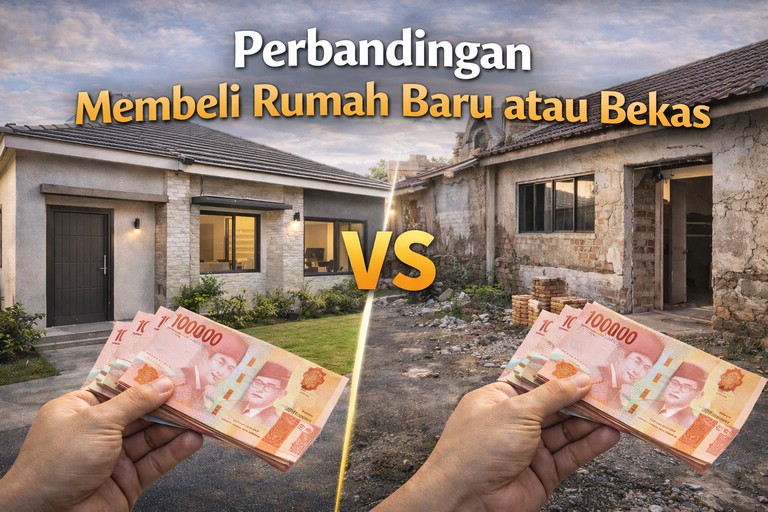 Perbandingan Membeli Rumah Baru atau Bekas