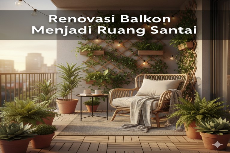 Renovasi Balkon Menjadi Ruang Santai