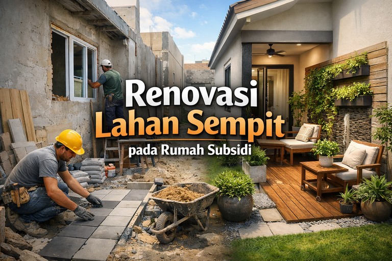 Renovasi Lahan Sempit pada Rumah Subsidi