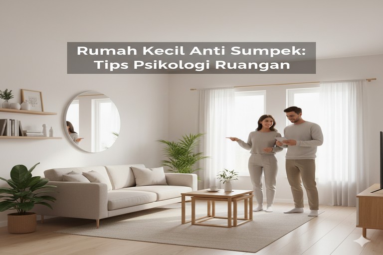 Rumah Kecil Anti Sumpek: Tips Psikologi Ruangan