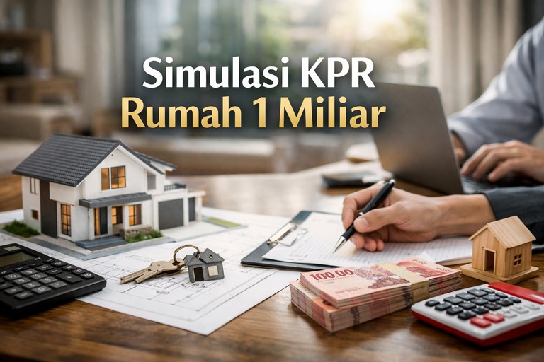 Simulasi KPR Rumah 1 Miliar