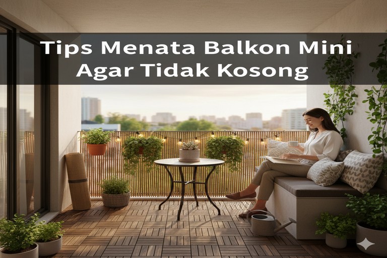 Tips Menata Balkon Mini Agar Tidak Kosong