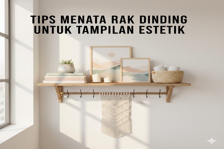 Tips Menata Rak Dinding untuk Tampilan Estetik