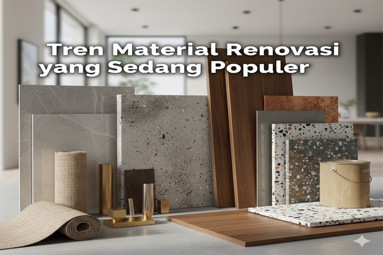 Tren Material Renovasi yang Sedang Populer
